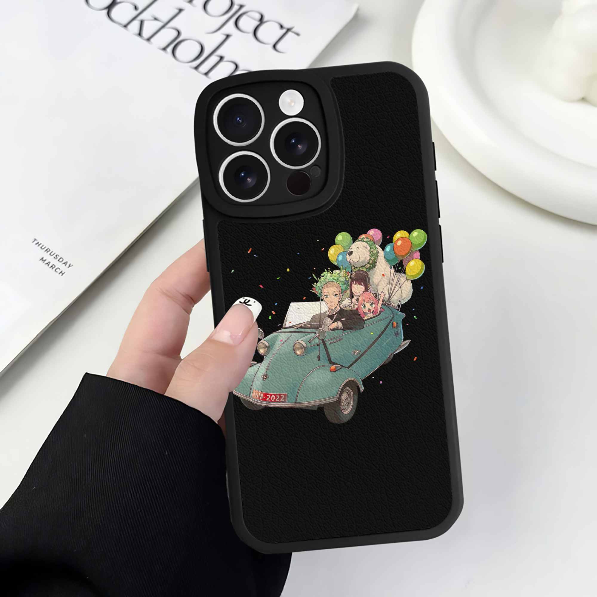 （画像用） SPY×FAMILY间谍家家酒 【iPhone 16シリーズ対応】シリコンスマホケース（レザー調） 材質：シリコン